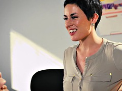 Mamada, Sexo duro, Oficina, Estrella porno, Esposa