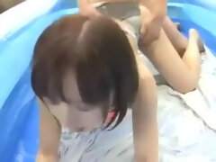 素人, アジア人, 美女, フェラチオ, イく瞬間, 手コキする, 日本人, 三人