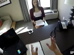 Spy pov - hardcore coed Ashley Adams with fat swingers teen-porn