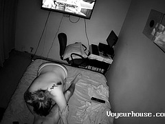 Enthousiasteling, Lieveling, Grote lul, Grote mammen, Bruinharig, Stel, Zuigen, Tieten likken