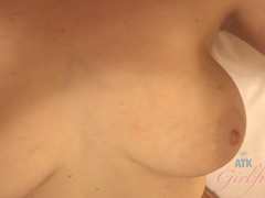 素人, デカパイ, フェラチオ, 口内発射, 彼女, ヒール, ハメ撮り, 剃毛