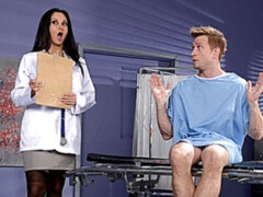 Gorda, Culo grande, Tetas grandes, Mamada, Médico, Estilo perrito, Lencería, Medias largas