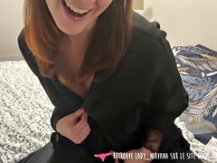 美女, 美人, ディルド, フランス人, ハードコア, 下着, オナニー, 乳首