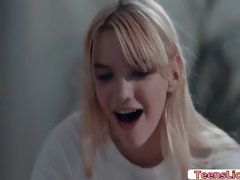 Arsch, Blondine, Lesbisch, Lecken, Orgasmus, Muschi, Jungendliche (18+), Titten
