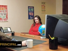 Grosser arsch, Grosse titten, Bekleidet, Sperma im mund, Fetisch, Hardcore, Hd, Büro