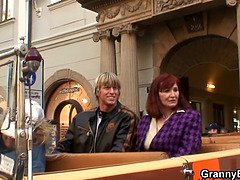 デカチン, チン, お婆さん, 熟年, 母, 現実, 赤毛, ストッキング