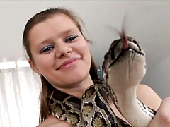 Big Dick Casting with Brunette Teen's Bushy Snatch