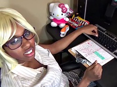 hd hot young ebony secretary blowjob in office sheisnovember