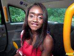 Interracial POV Hardcore in the Car - You Want To Go WHERE? - 18yo ebony babe Blair Saenz