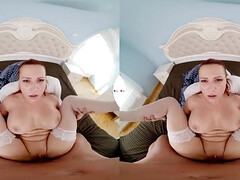 Fat Ass Redhead in Stockings Jolee Love - Juicy Jolee - POV VR hardcore