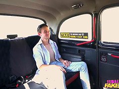 Shalina Devine's Big Tits and Cleavage Get a Facial in Fake Taxi POV