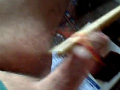new use for a fucking machine masturbating with Drumstick jerking