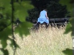 Amateur, Blonde, Sucer une bite, Doigter, De plein air, Voyeur