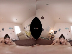 Nipponese funny vixen VR heart-stopping clip
